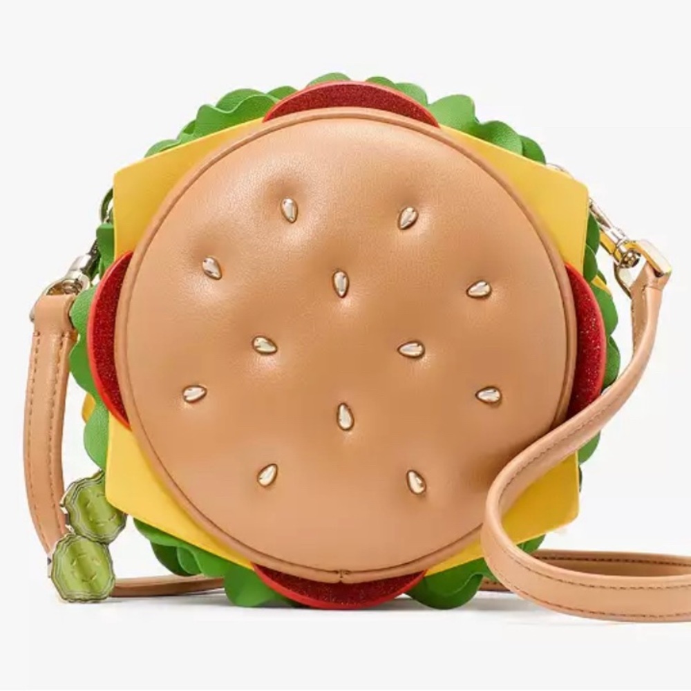 Kate Spade 3D Cheeseburger Crossbody Bag NWT 🏷 - Picture 1 of 7